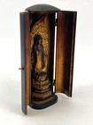 Antique Japanese Buddhist Statue In Zushi Shrine Meiji 34 1901 Wooden Buddha