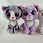 Ty Beanie Boos Plush Lot Of 4 Cats Dogs Lindi Cassidy Phoenix Noodles Stuffed