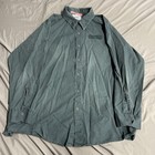Vintage Workwear Snap Button Green Work Shirt Sz Xl All Cotton Usa Made Lot Of 5
