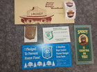 Vintage Junior Forest Ranger Membership Kit -  Smokey The Bear Badge pin letter 