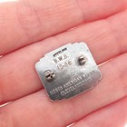 925 Sterling Silver Antique Enamel North American Indians Brooch  missing Pin 