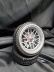 B3 Double Wheel Tire Desk Alarm Clock Battery Operated Works