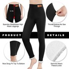 Womens Winter  Warm Sherpa Fleece Lined Leggings Thick Cashmere Thermal Pants L