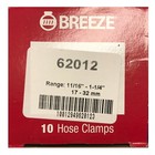 Box Of 100  12 Stainless Steel 11 16 To 1-1 4  Worm Gear Hose Clamp 1 2 Band Usa