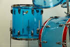 1970s Ludwig Vistalite 14x22 8x12 9x13 And 16x16 Big Beat Drum Set