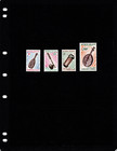  8 25 Scott Value - 1965 Madagascar Musical Instruments Scarcer Cv Mnh Nh Umm