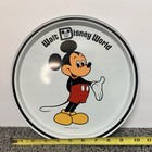 1970s Vintage Walt Disney World Mickey Mouse Metal Tin Serving Tray Original
