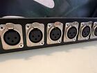 Tecnec Pbxlr-3  12  Female Xlr To  6  Female Xlr   6  Male Xlr Neutrik Patch Bay