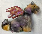 14  Vintage Ty 1998 Buddy Awesome Scorch Tie Dyed Dragon Mwmt Plush Beanie Toy
