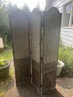 Mirror Room Divider     Distressed Wood  Excellent Condition