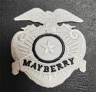 Small Andy Griffith Mayberry Sheriff Badge Patch  - May19