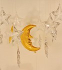Vtg 1990 Ikea Vimsig Space Mobile Comet Moon Stars Rocket Baby Crib Celestial