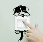 Wall Stickers Animals Cat Light Switch Decor Decals Art Mural Baby Nursery Room
