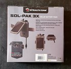 Stealth Cam 2 Pack Sol-pak 3x Solar Battery Pack For Trail Camera New