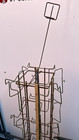 Vintage Revolving Postcard 12  Base Store Display Rack Metal 56  Tall 9  Wide