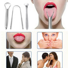 3-pack Tongue Scraper Cleaner Stainless Steel Dental Fresh Breath Cleaning Oral
