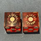 1 Pair Of Vintage 3 4  Authentic Las Vegas Unknown Casino Dice 30