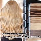 Tape In Human Hair Extensions Invisible Adhesive Glue Skin Weft Remy Hair16-26in