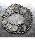 Mystery Control1958 John Xxiii Vatican Silver Coin Bracelet