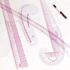 French Curve Ruler For Pattern Making  15 Pieces Clear Sewing Ruler Set For B   