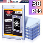 30 Pack Magnetic Trading Sports Card Holders 35pt One-touch Hard Uv Protection   