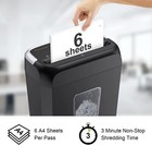 Commercial Office Shredder Paper Destroy Crosscut Heavy-duty Clips Credit Card