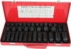 35pcs Deep Impact Socket Set 1 2  Inch Drive 8-32mm Metric Garage Sae With Case