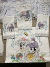 S  banas Poli  ster De Cuna Con 3 Fundas Bordados Para Cuna De Beb   