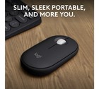 Logitech Pebble Mouse 2 M350s Slim Bluetooth Wireless Mouse  Portable  Lightweig