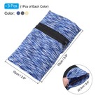 3pcs Wrist Pouch Wrist Wallet Sports Wristband Wallet With Zipper Multicolor 