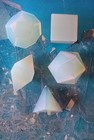 Opalite Sacred Geometry Platonic Solids Set  Opalite Geometry Set