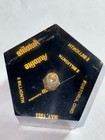 Rare Vintage Autolite Lucite Pentagon Paperweight 1979 Gold 5 Billion Sparkplug