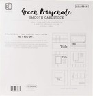 Colorbok 12x12 Green Promenade Smooth Cardstock Paper Pad 30 Sheets