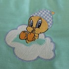 Vintage 1997 Baby Looney Tunes Tweety Embroidered Hanging Diaper Stacker Storage