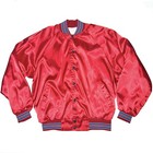 Rare Vtg 80s Burt Reynolds Dinner Theatre Ringer Satin Varsity Baseball Jacket