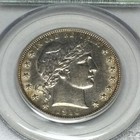 1910-s Barber Half Dollar Au50 Pcgs Certified