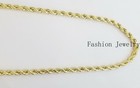 10k Real Yellow Gold Rope Chain Necklace 10mm 22  Men Thick Diamond Cut