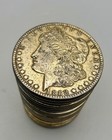 Vintage Morgan Dollar Piggy Bank Great Shape   Patina Coin Bank