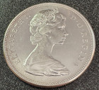 1867-1967  1 Canada Centennial Silver Dollar Au 