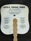 Green s Negro Owned Funeral Homes Martin Luther King Advertising Fan 