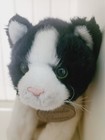 Yomiko Classics Calico Cat Kitten Tuxedo Black   White Stuffed Animal Plush 