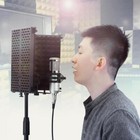 Microphone Isolation Shield 3-panel For Recording Studio   Live Broadcast Us