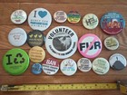 Lot 19 Environmental Buttons Pins Vegan Vegetarian Mercy For Animals Rights Peta