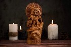 Fenrir Wolf Statue Norse Mythology Viking Altar Decor Norse Pagan Figurine