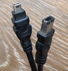 10ft Firewire 400 6pin To 4 Pin Cable Ieee-1394a Dv Camcorder Hdd Data Black