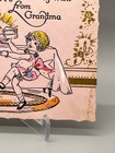 Vintage Hallmark Art Deco Birthday Greeting Card 1920 s  Grandma  Hand-painted