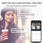Idoo Smart Wifi Video Doorbell Camera 1080p Motion Night Vision  2-way Audio  Us