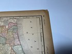 1893 Florida State Map Fm 1894 Rand-mcnally Library Atlas See Pics descrip