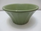 Vintage Mccoy Pottery Econo-line Planter Or Flower Pot Olive Green Ribbed  502