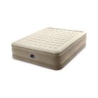 Intex Air Mattress Inflatable Durable Queen Ultra Plush 20  120v Internal Pump